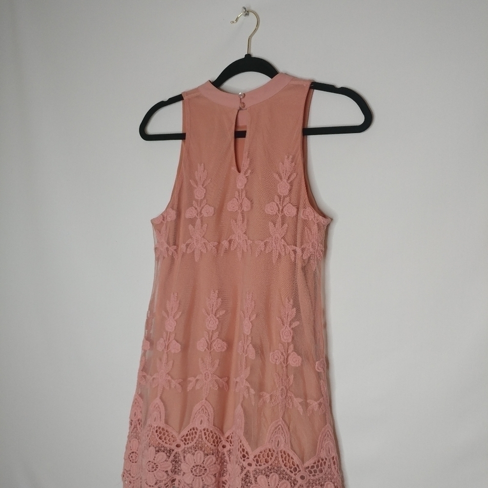 Want & Need Embroidered Sleeveless Lace Tank - Picture 12 of 14